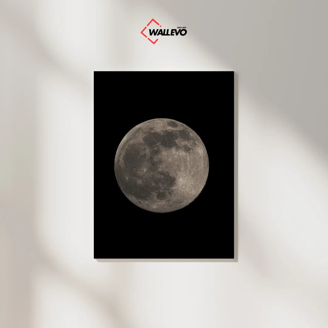 Moon Aesthetic Plywood Crystal Frame – A Touch of Soft Beauty for Your Space