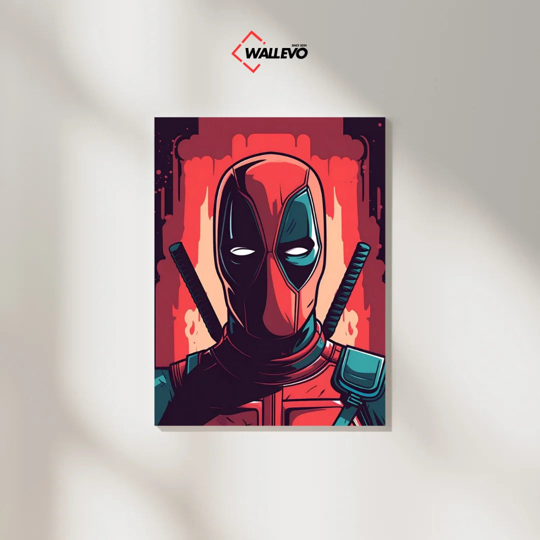 Deadpool – Customized Plywood Crystal Frame