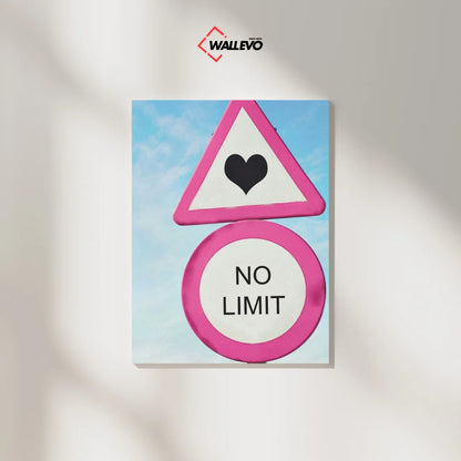 No Limits – Push Boundaries & Chase Dreams - Plywood Crystal Frame