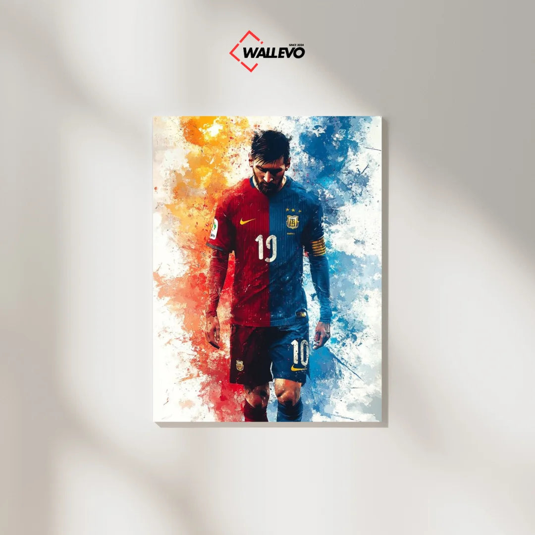 Lionel Messi Customized Plywood Crystal Frame – Your Design, Your Style