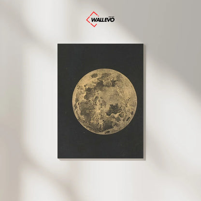 Luminous Moon – A Dreamy & Serene Plywood Crystal Frame